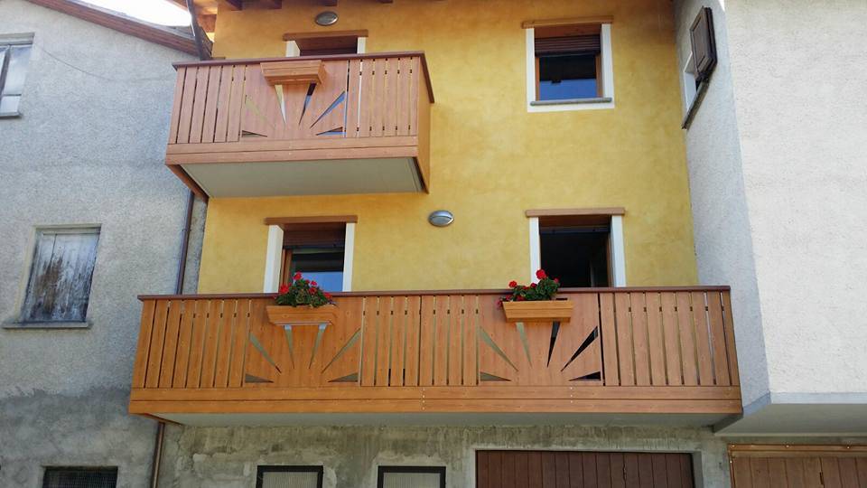 Balcone in PVC a Bormio